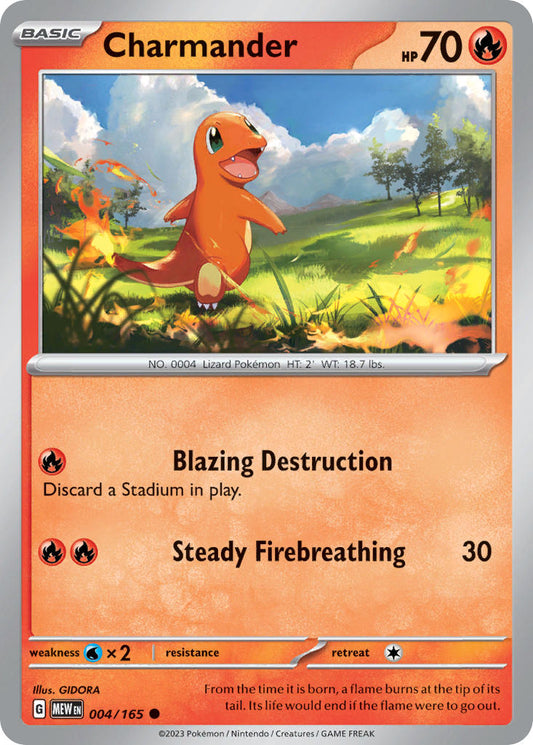 004/165  Charmander - 004/165