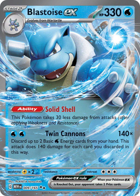 009/165  Blastoise ex - 009/165