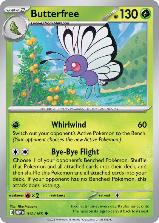 012/165  Butterfree