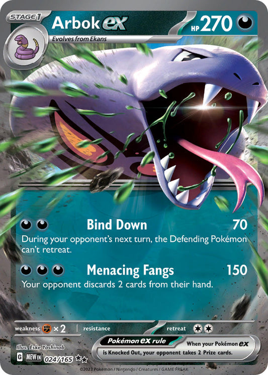 024/165  Arbok ex - 024/165