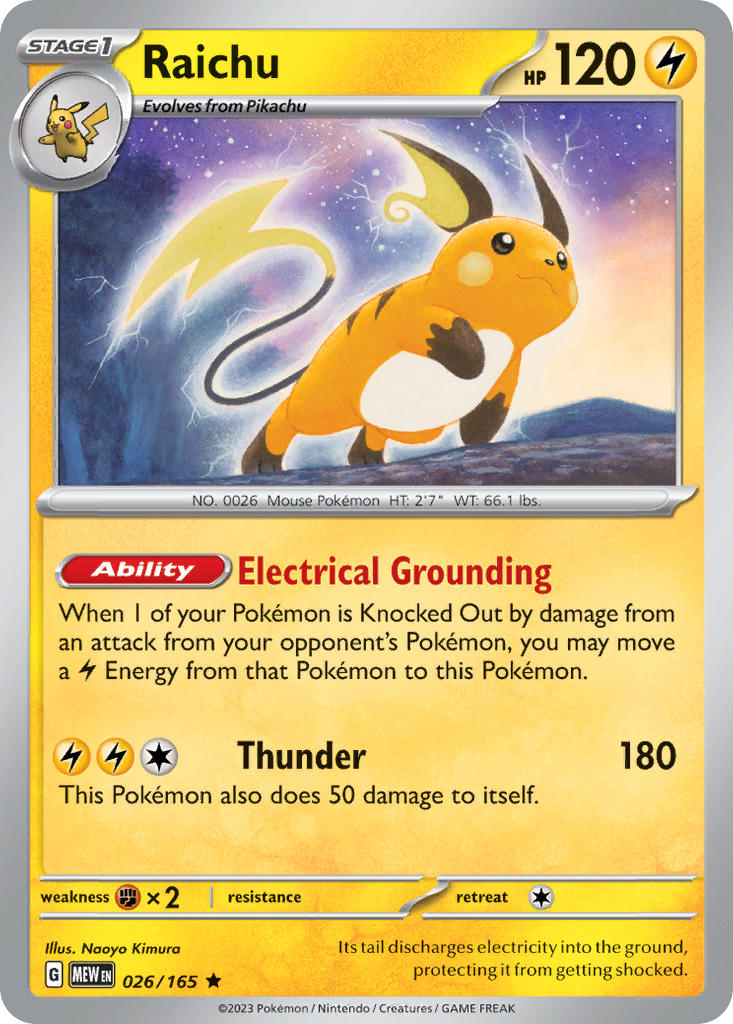 026/165  Raichu