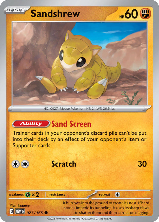 027/165  Sandshrew