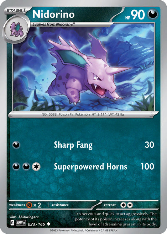 033/165  Nidorino