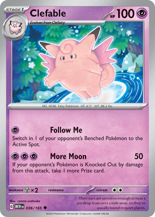 036/165  Clefable