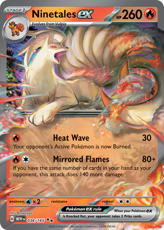 038/165  Ninetales ex - 038/165