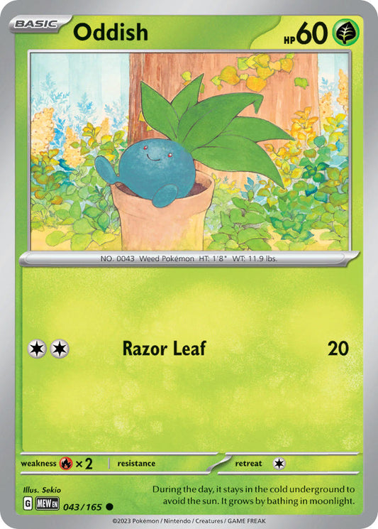 043/165  Oddish