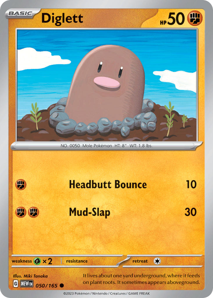050/165  Diglett