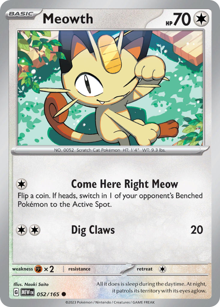 052/165  Meowth