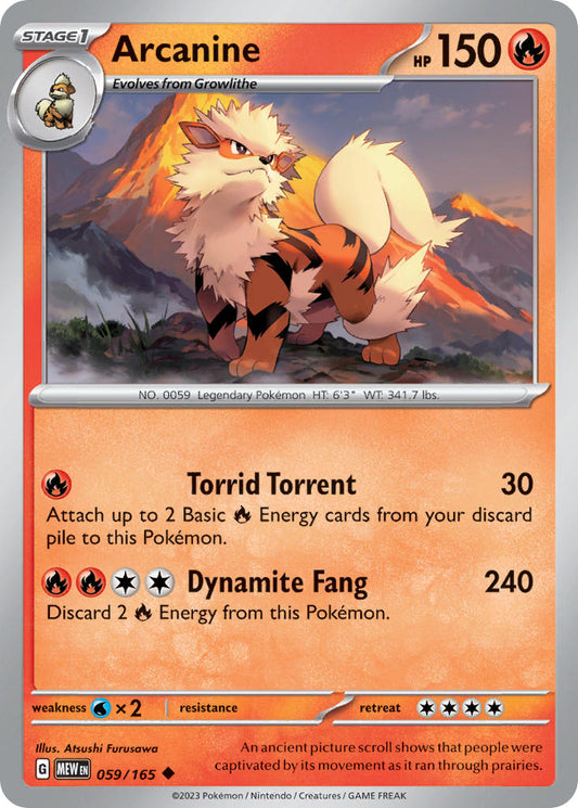 059/165  Arcanine