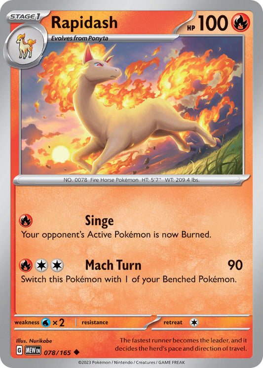 078/165  Rapidash