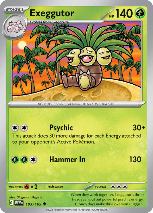 103/165  Exeggutor