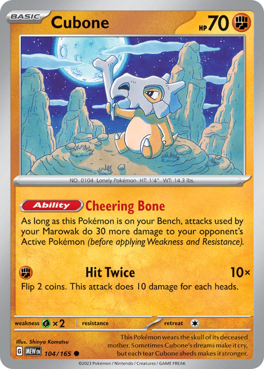 104/165  Cubone