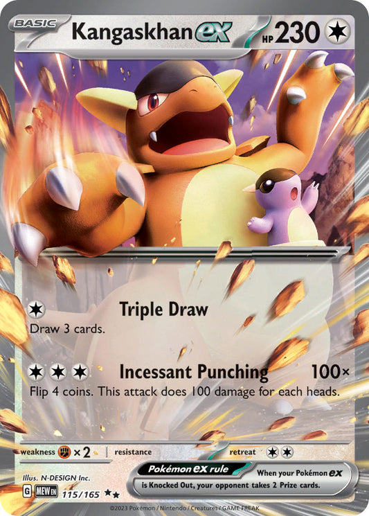 115/165  Kangaskhan ex - 115/165