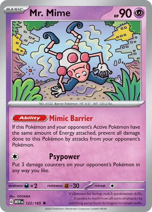 122/165  Mr. Mime - 122/165