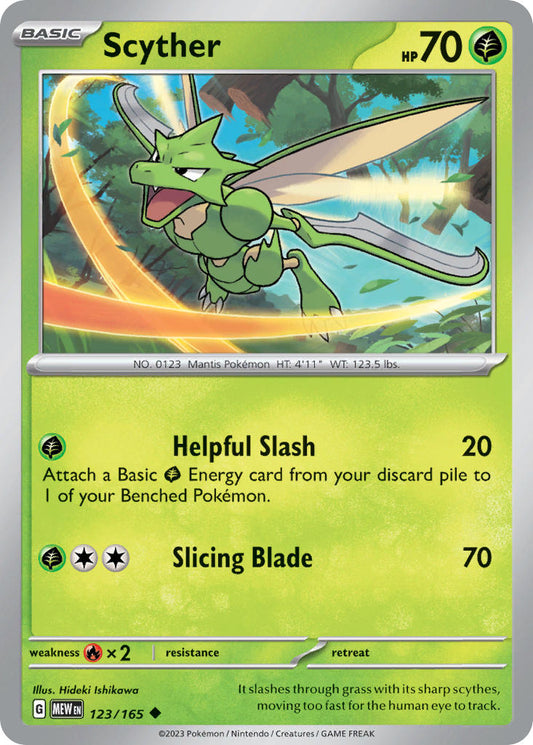123/165  Scyther