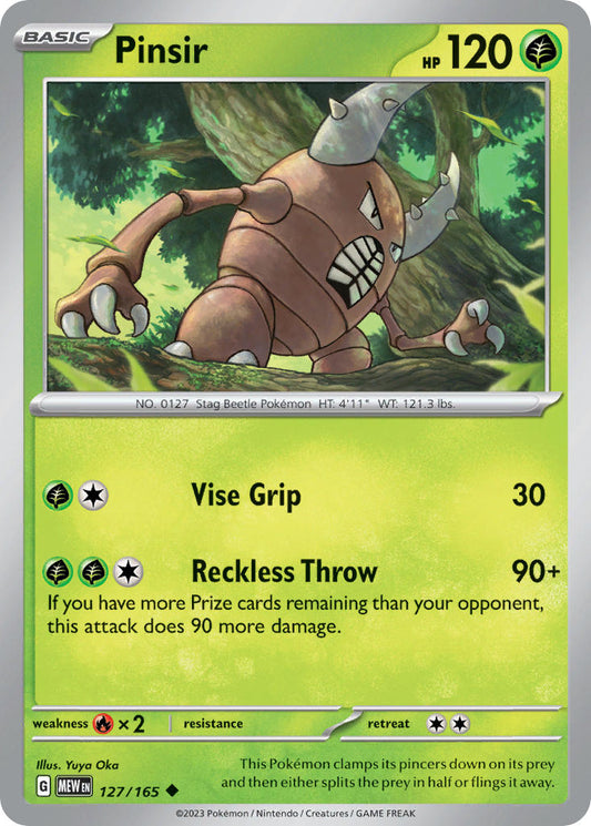 127/165  Pinsir