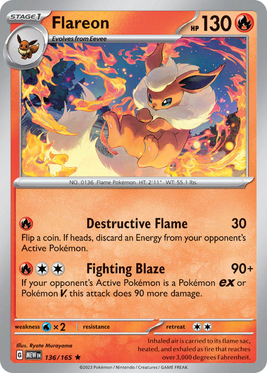 136/165  Flareon