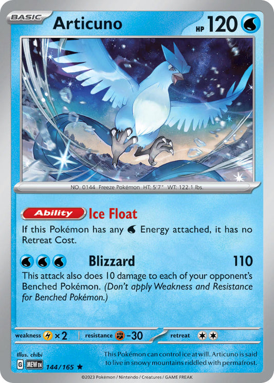 144/165  Articuno