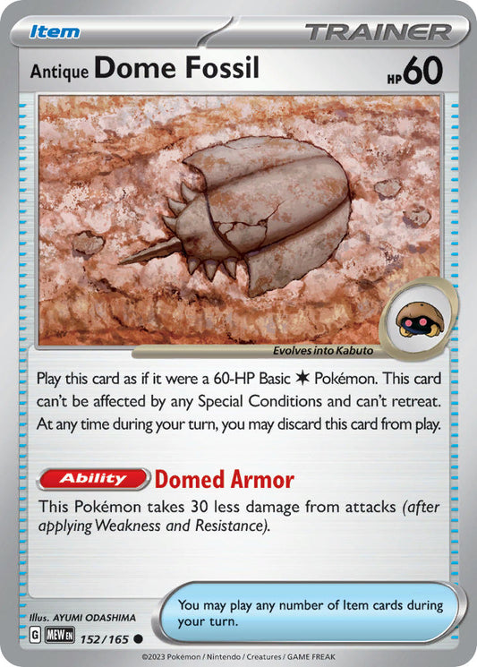 152/165  Antique Dome Fossil