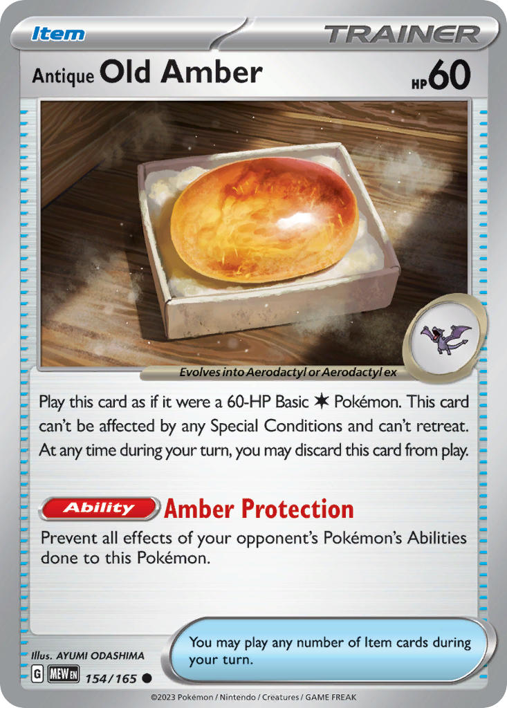 154/165  Antique Old Amber