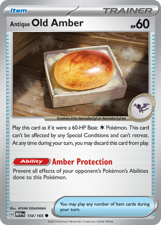 154/165  Antique Old Amber