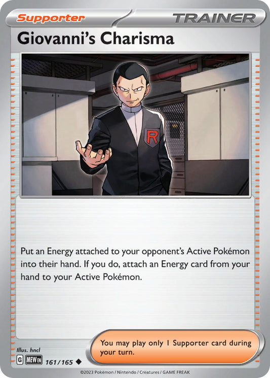 161/165  Giovanni's Charisma - 161/165