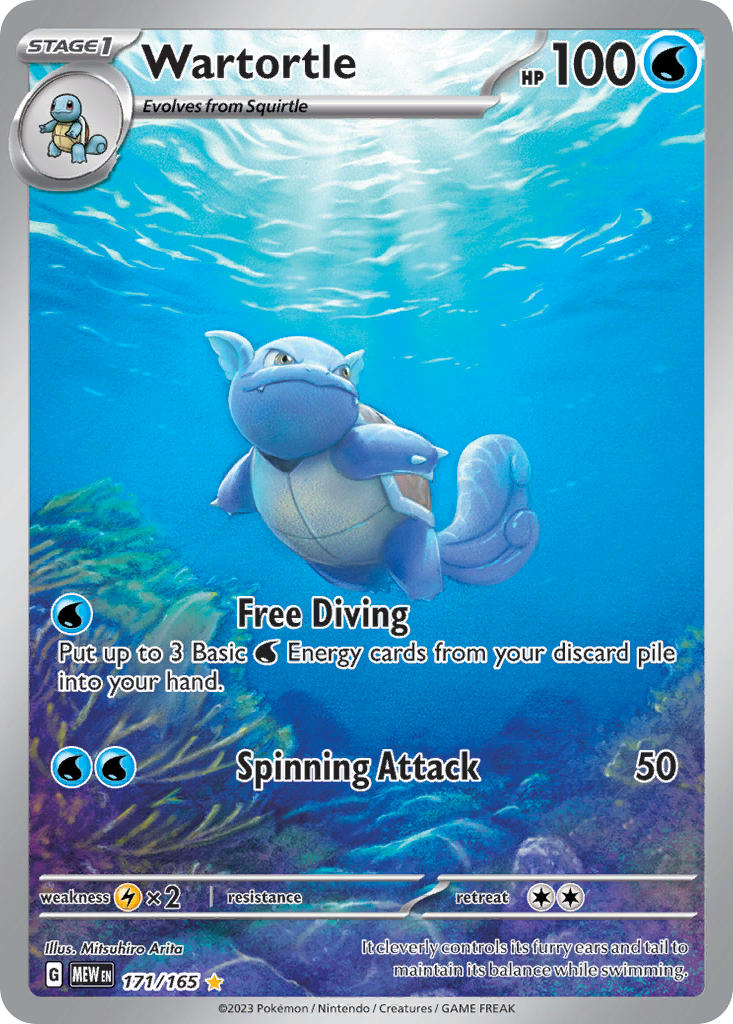 171/165  Wartortle - 171/165