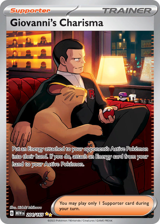 204/165  Giovanni's Charisma - 204/165