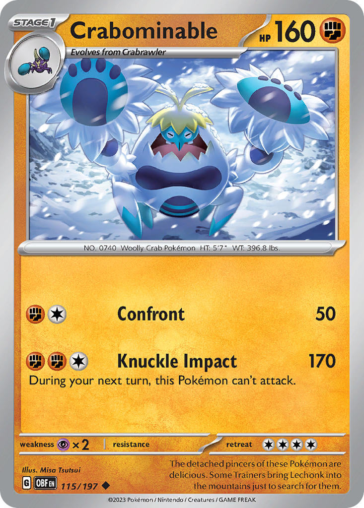 115/197  Crabominable