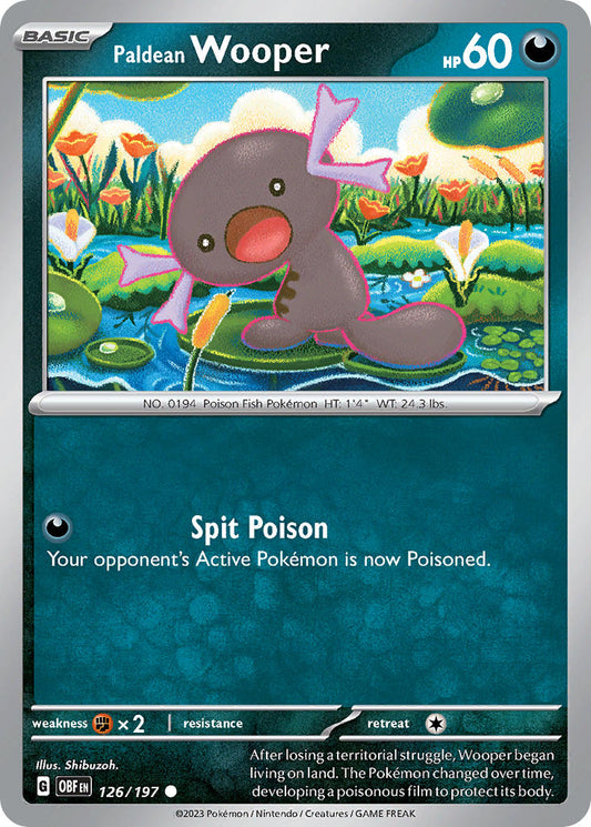 126/197  Paldean Wooper - 126/197
