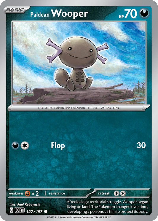 127/197  Paldean Wooper - 127/197