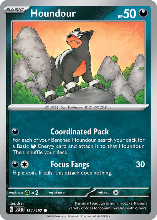 131/197  Houndour - 131/197