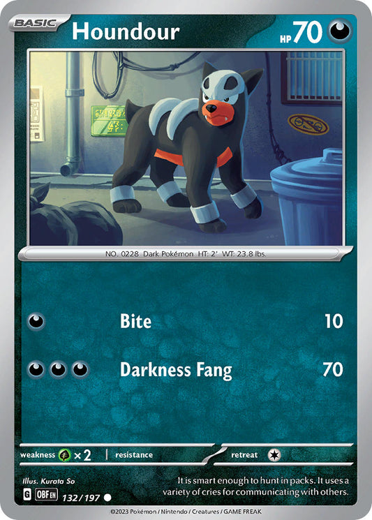 132/197  Houndour - 132/197