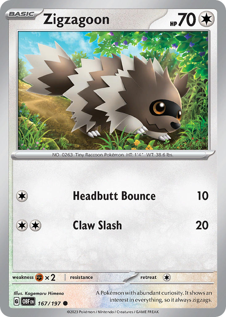 167/197  Zigzagoon