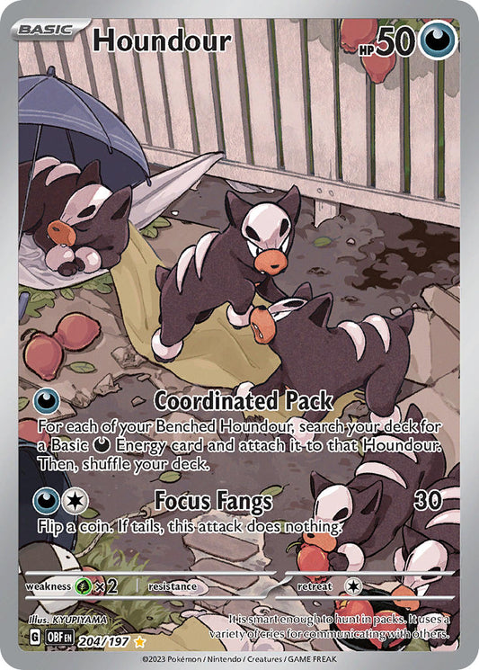 204/197  Houndour - 204/197