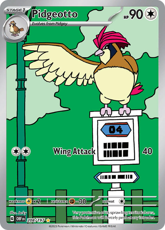 208/197  Pidgeotto - 208/197