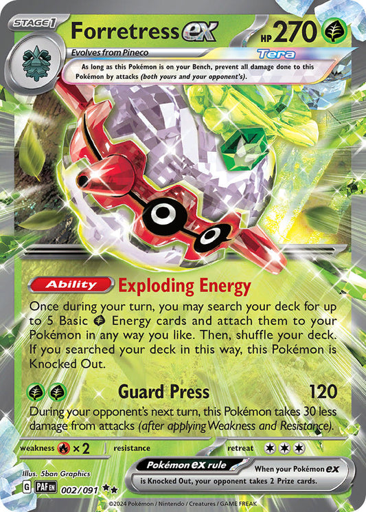 002/091  Forretress ex - 002/091