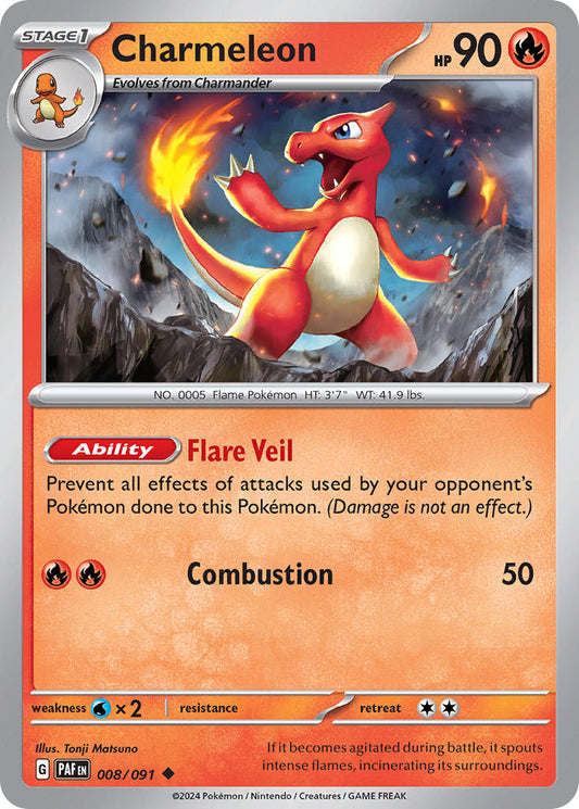008/091  Charmeleon - 008/091