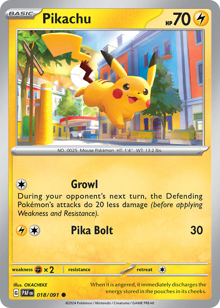 018/091  Pikachu - 018/091