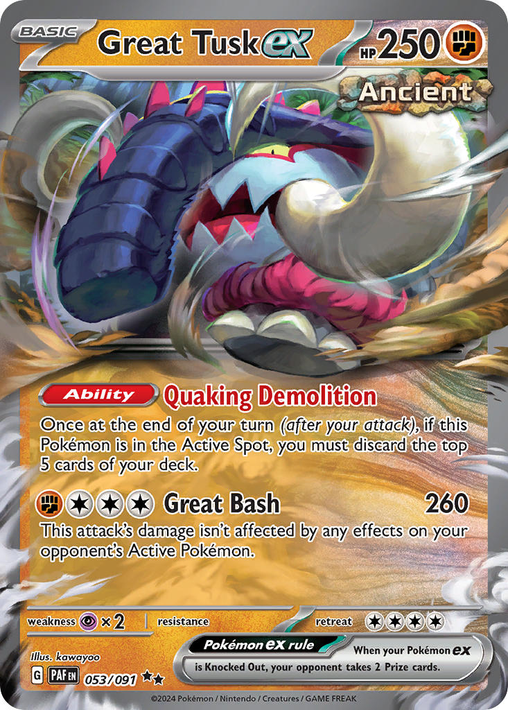 053/091  Great Tusk ex