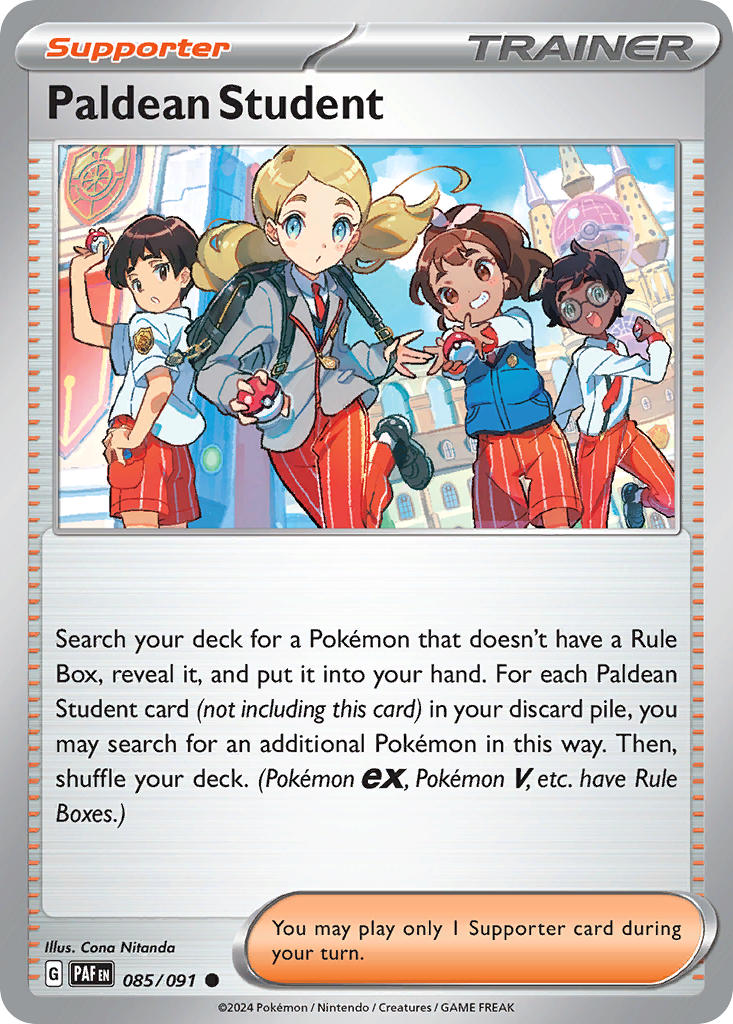 085/091  Paldean Student - 085/091
