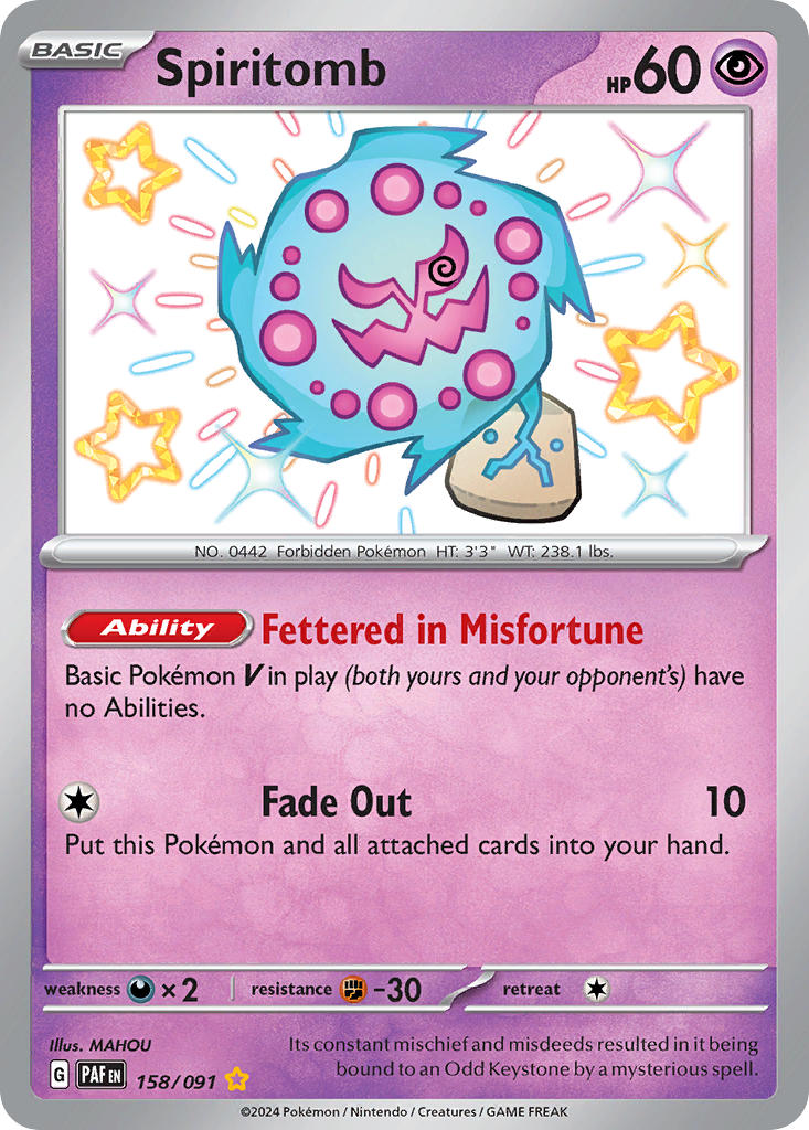 158/091  Spiritomb