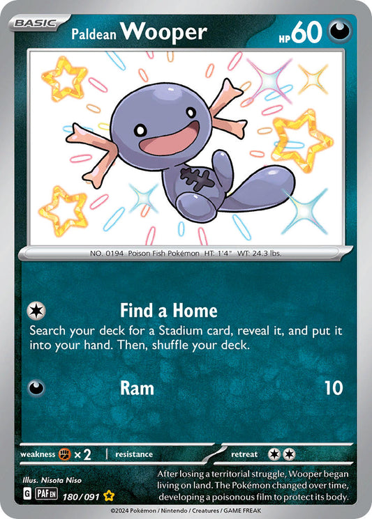 180/091  Paldean Wooper - 180/091
