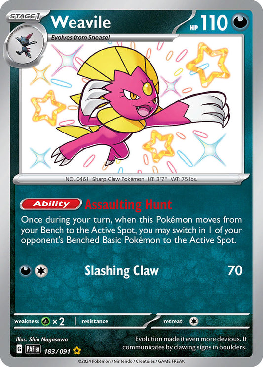 183/091  Weavile