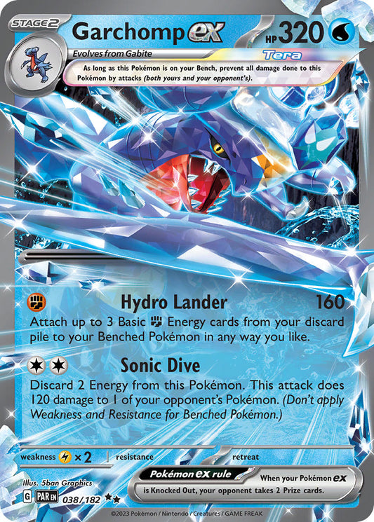038/182  Garchomp ex - 038/182