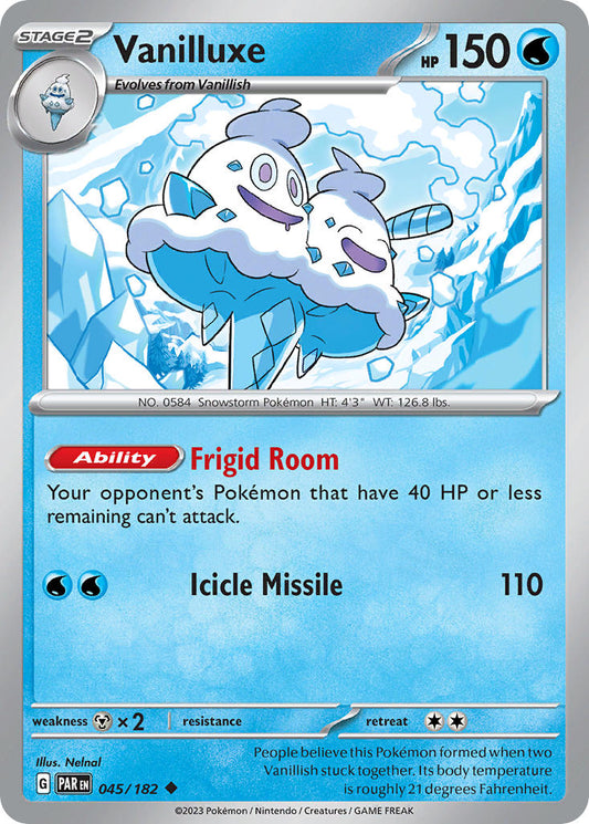 045/182  Vanilluxe