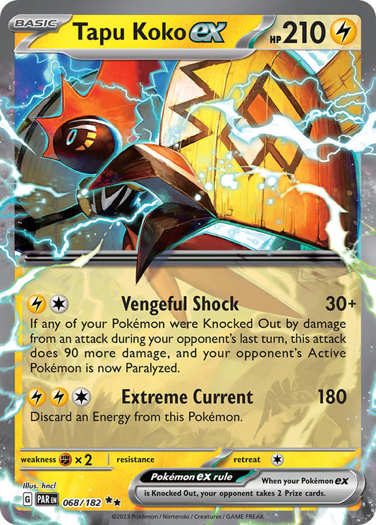 068/182  Tapu Koko ex - 068/182