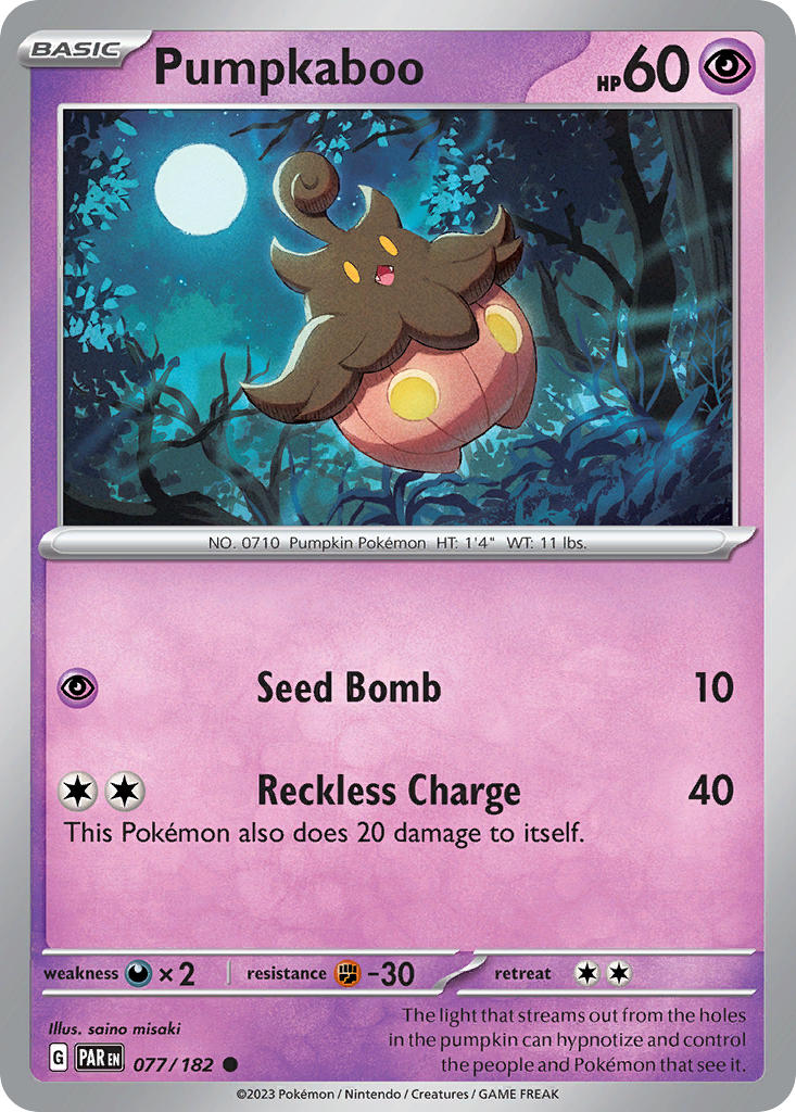077/182  Pumpkaboo