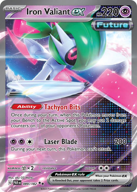 089/182  Iron Valiant ex - 089/182