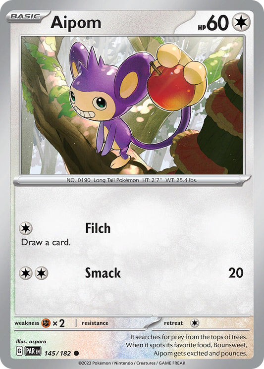 145/182  Aipom - 145/182